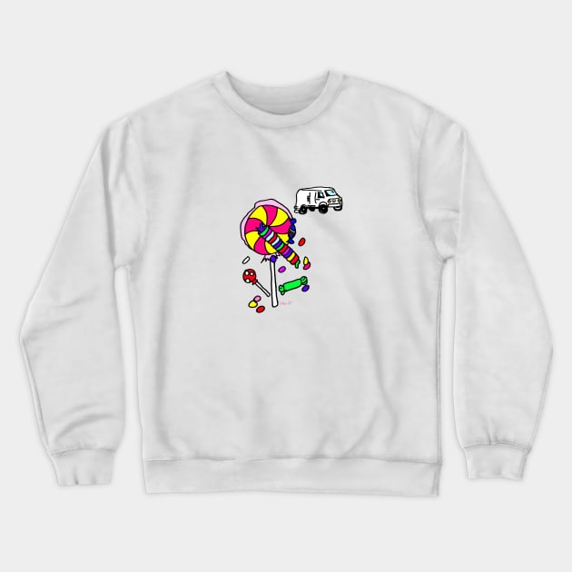 Stranger Danger Crewneck Sweatshirt by Suzanne_Kurilla